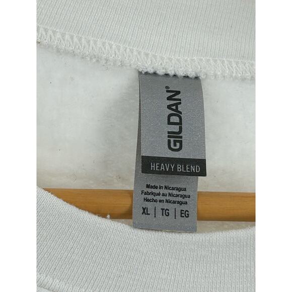 Alabama Crimson Tide Sequin A Sweatshirt Gildan White XL Long‎ Sleeve Women’s - Picture 6 of 7